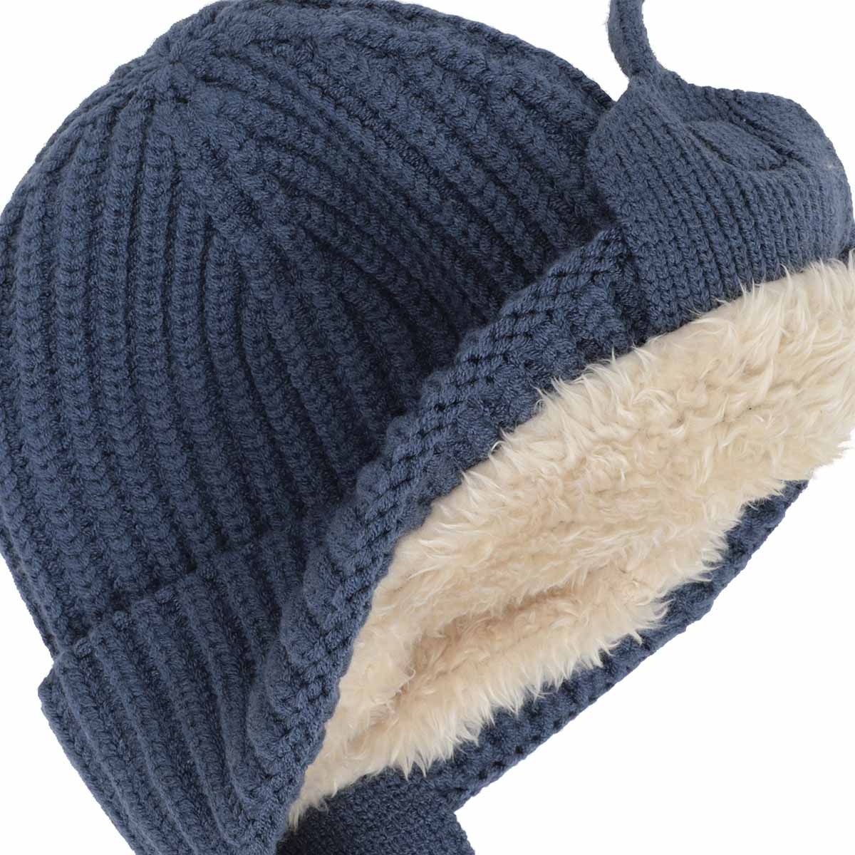 Fuzzy Earflap Toque