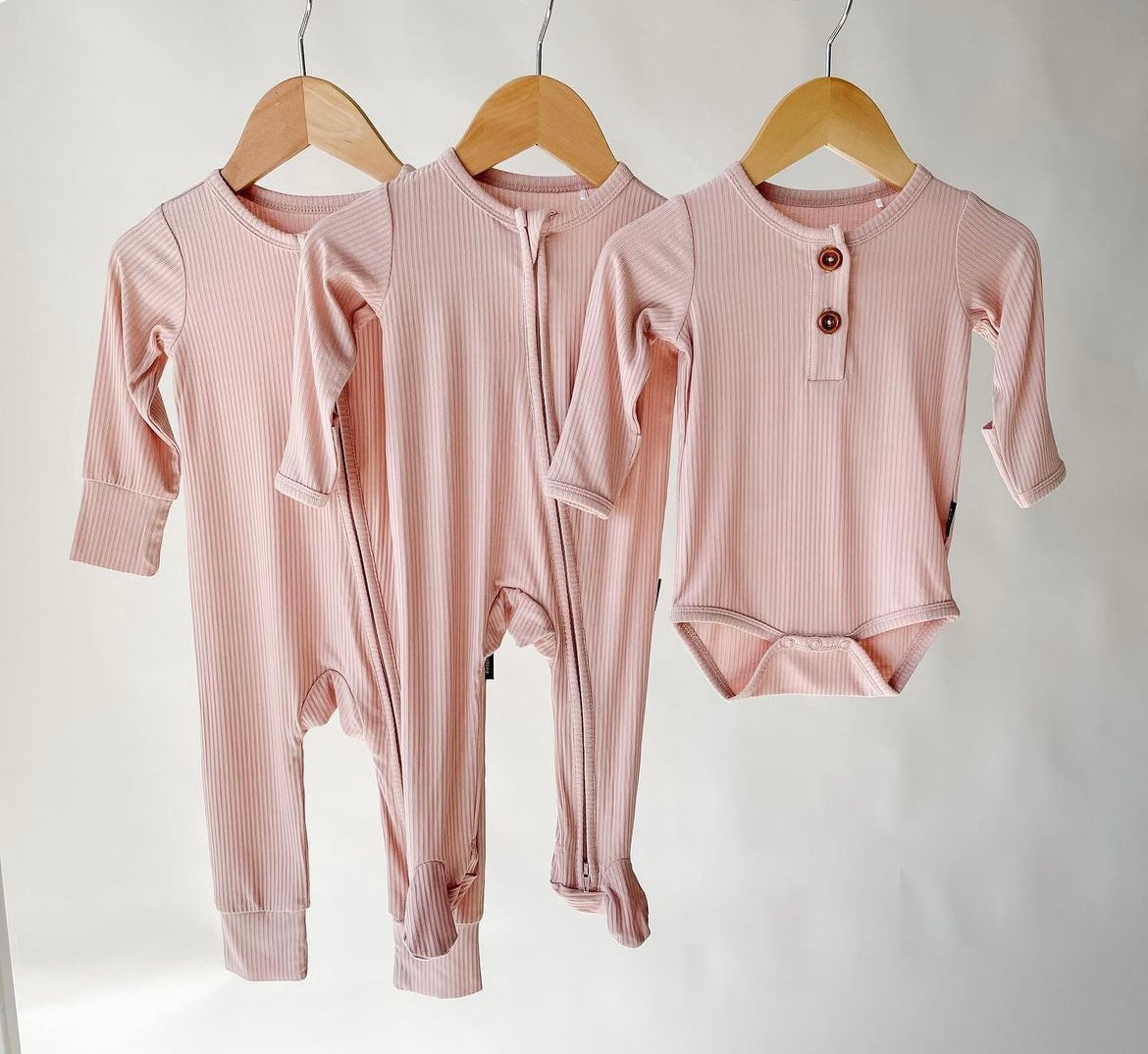 Rose Quartz Long Sleeve Onesie