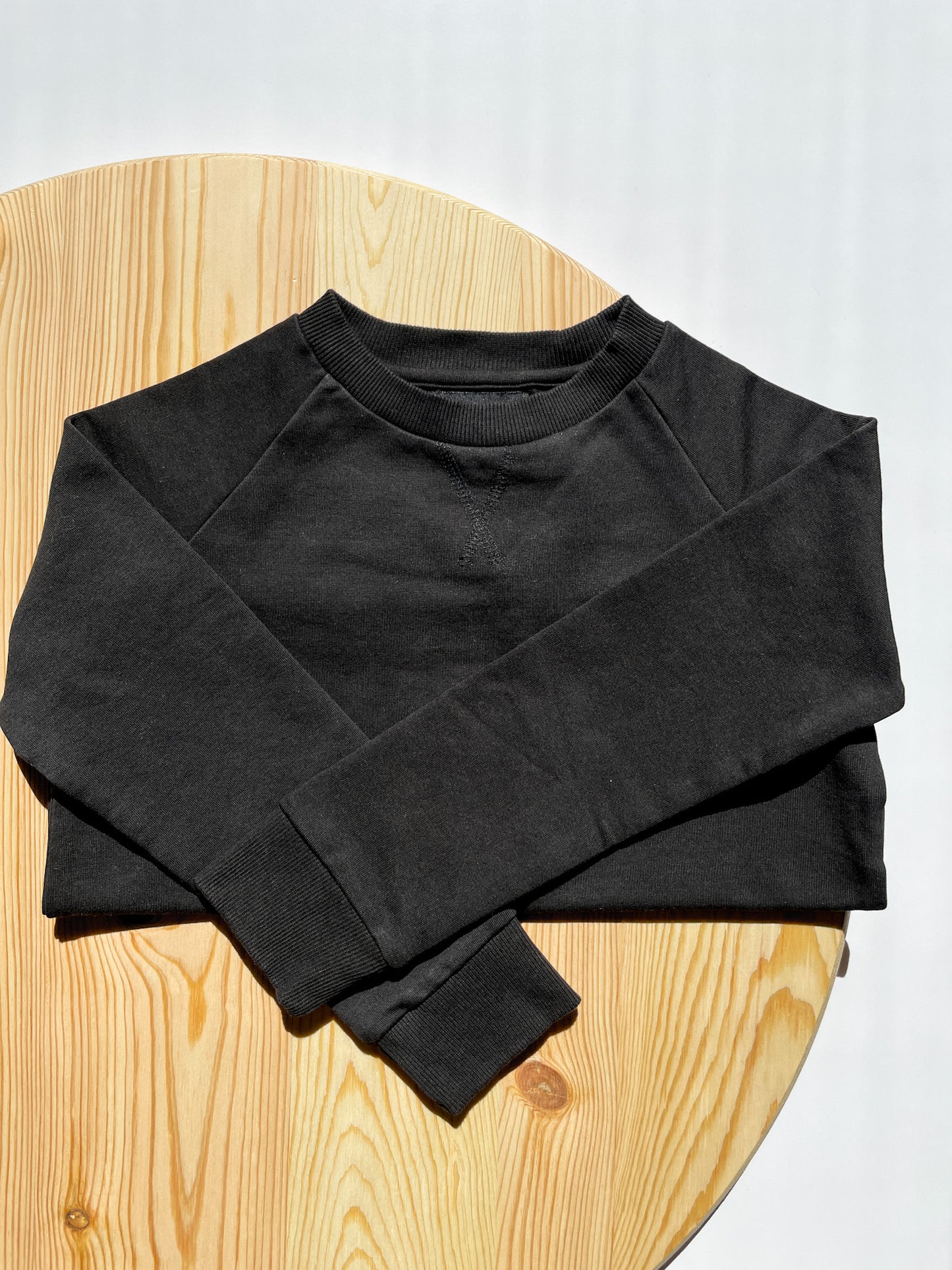 Jet Black Crewneck