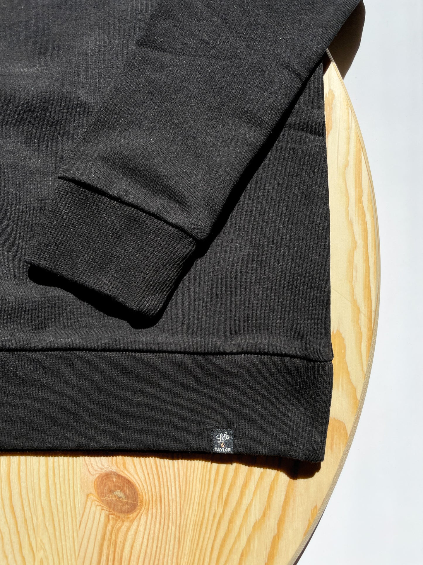 Jet Black Crewneck