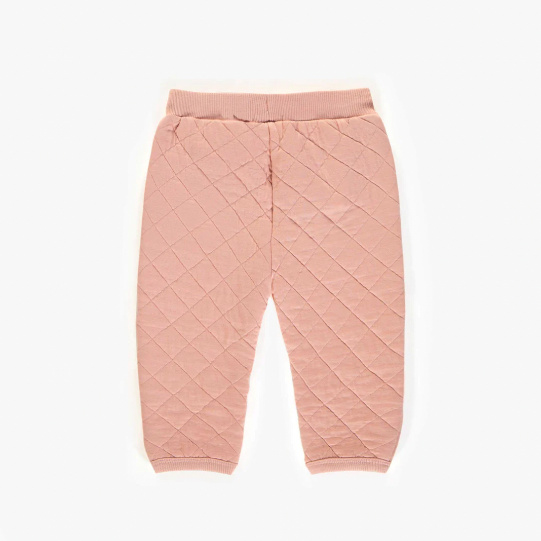 Peach Quilted Pant