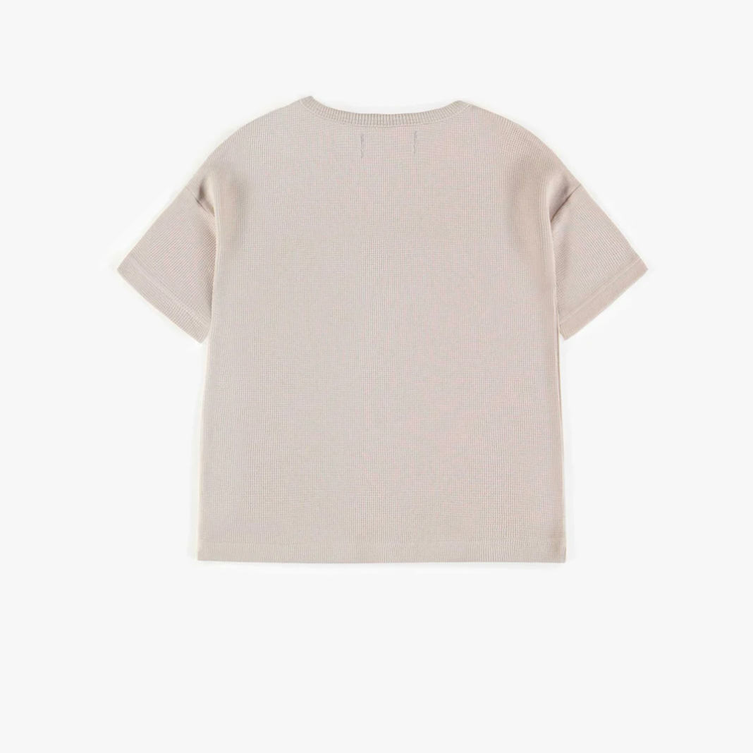 Cream Waffle T-Shirt