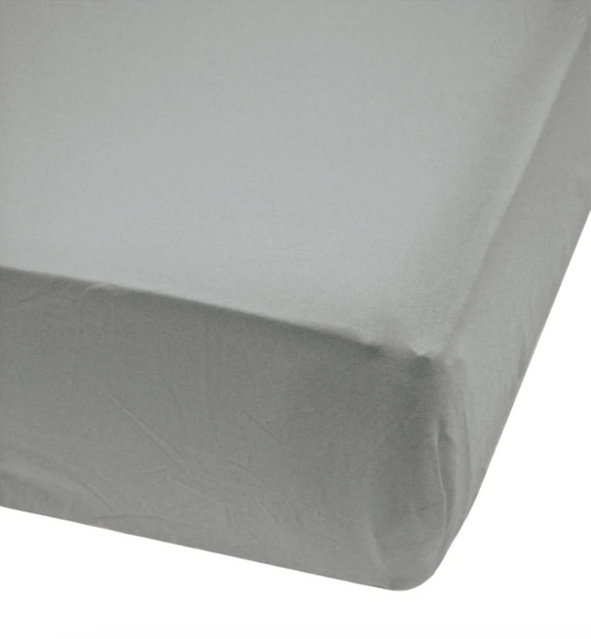 Bamboo Fitted Crib Sheet - Pebble Gray