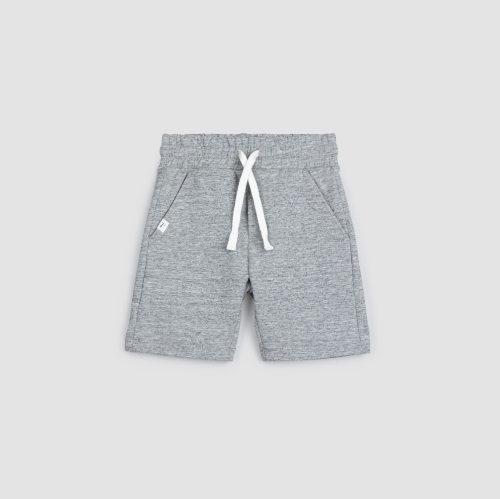 Heather Grey Terry Shorts